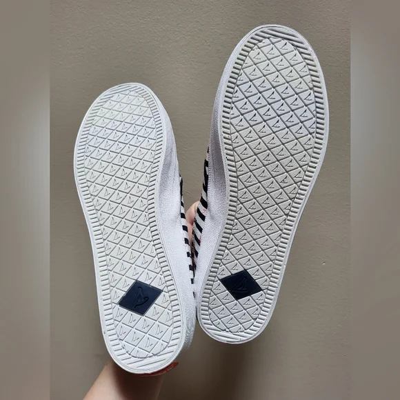 SPERRY×JAWS CREST TWIN GORE STRIPD SLIP ON SNEAKERS! - Picture 7 of 11